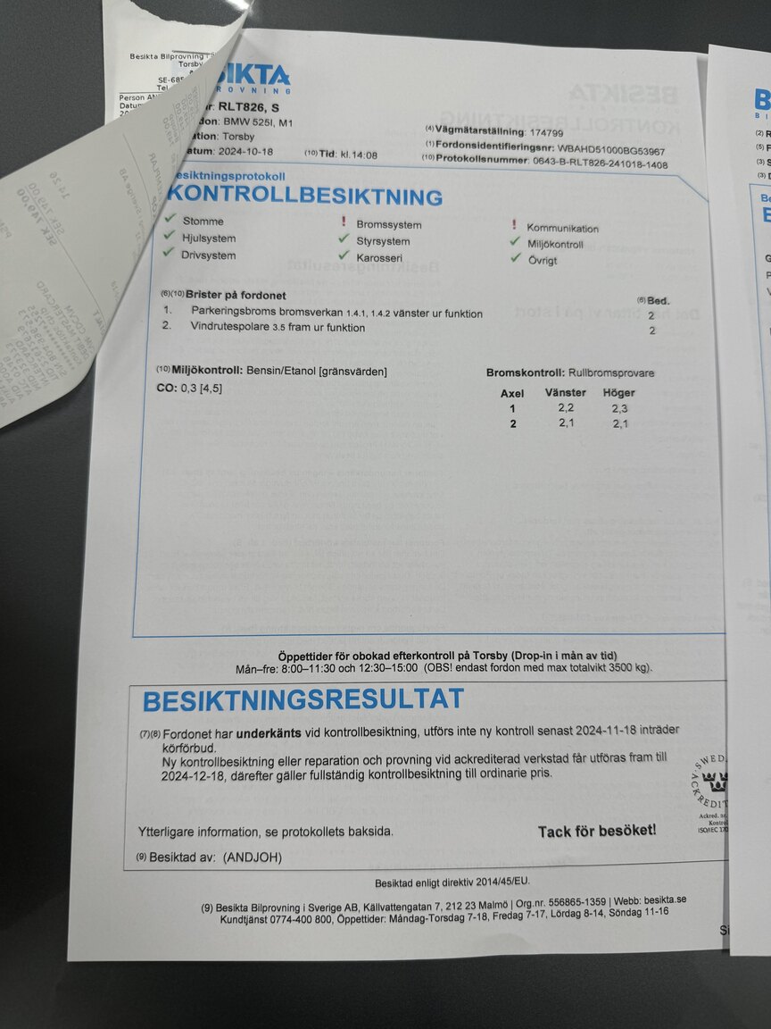 Documentation for 1993 Bmw 525i M-Technic