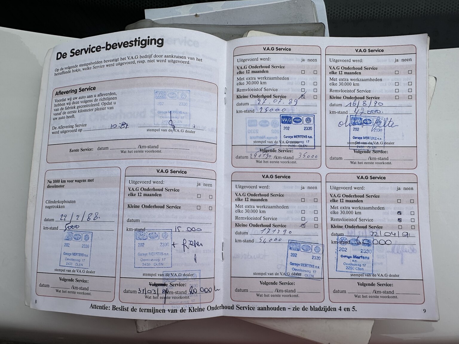Dokumentation för 1988 Audi 80 (3)