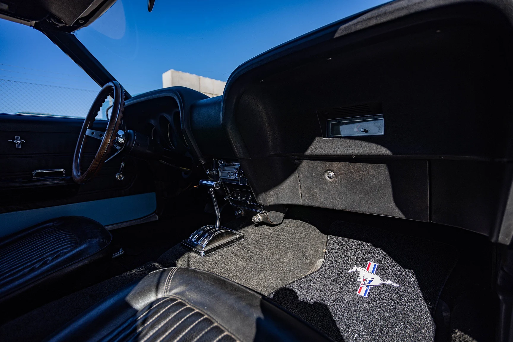 Innenraumfoto von 1969 Ford Mustang GT Cabriolet "M-code" (17)