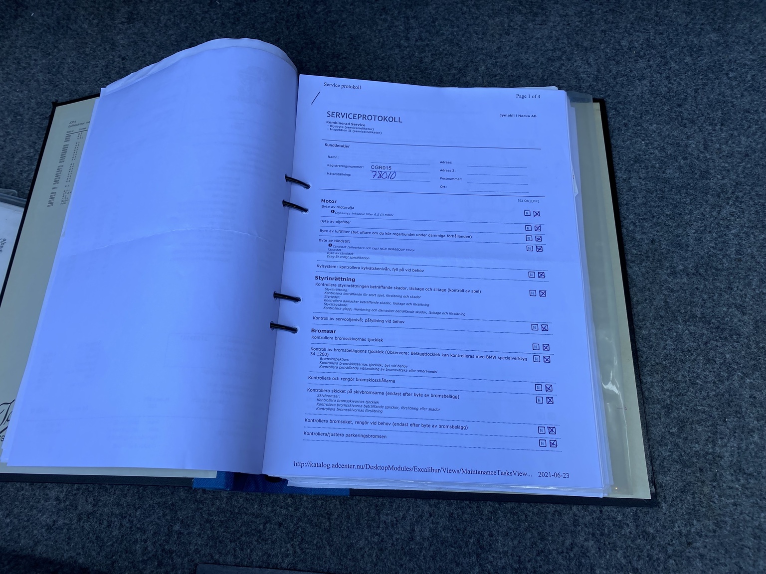 Dokumentation för 2001 BMW E46 325 Cabriolet (18)