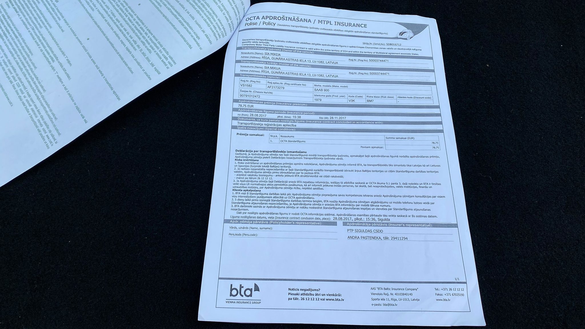 Documentation for 1979 Saab 900 Turbo (23)