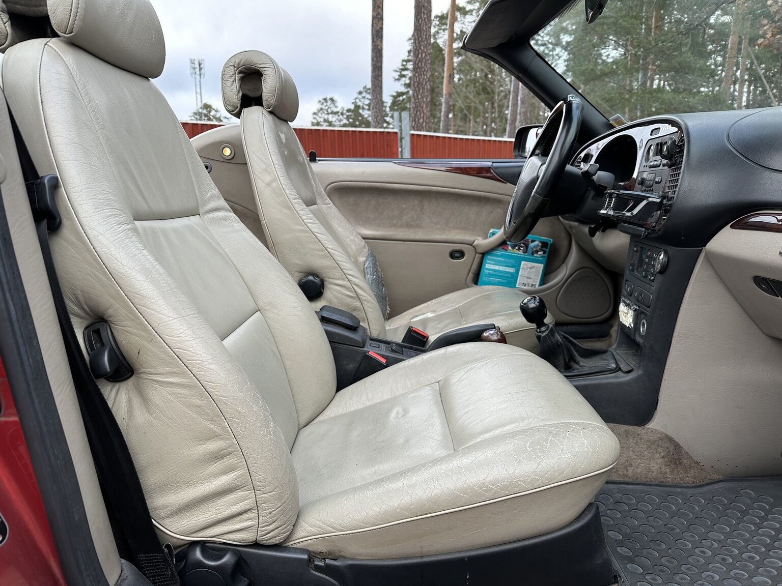 Interiörbild 1997 Saab 900 Cabriolet - En ägare