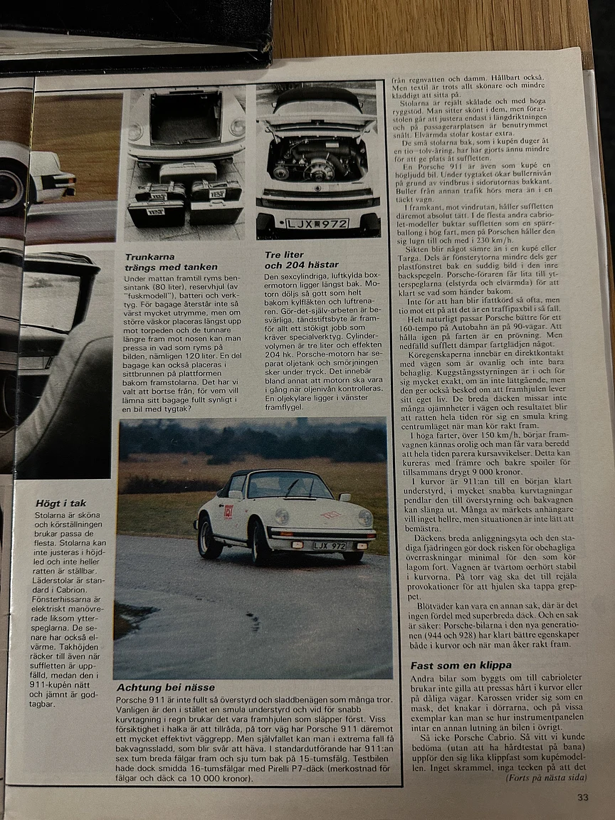 Documentation for 1983 Porsche 911 SC (4)