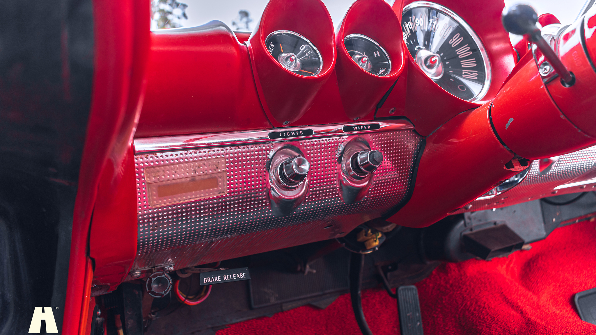 Interiörbild 1960 Chevrolet Impala Flattop 348 Bigblock (33)