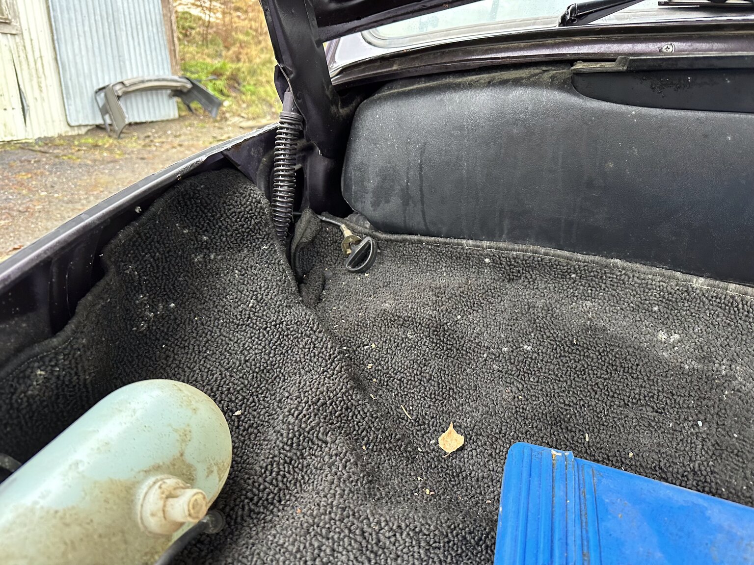 Interiörbild 1968 Volkswagen Beetle 1500 Cabriolet