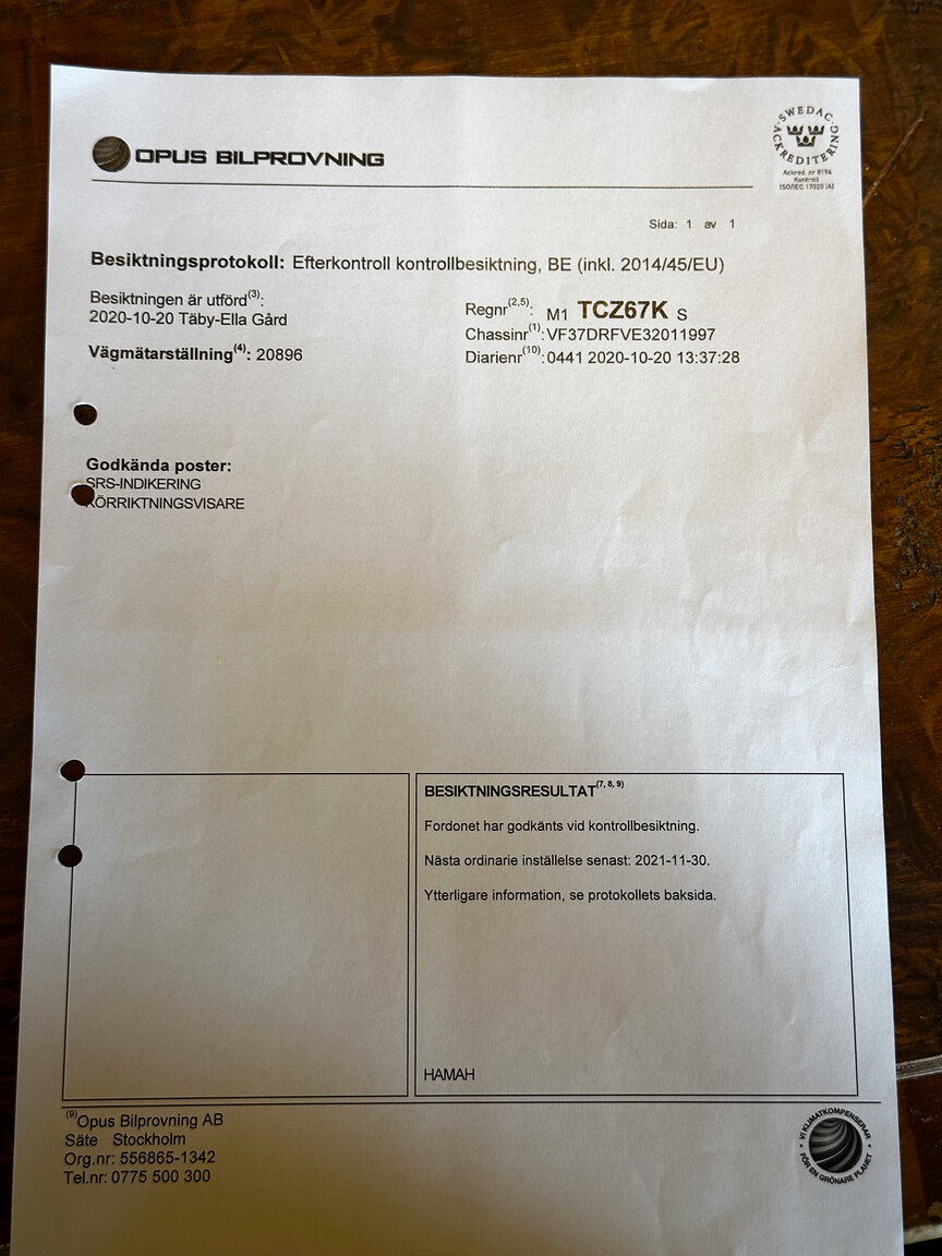 Dokumentation, 1997 Peugeot 306 Cabriolet