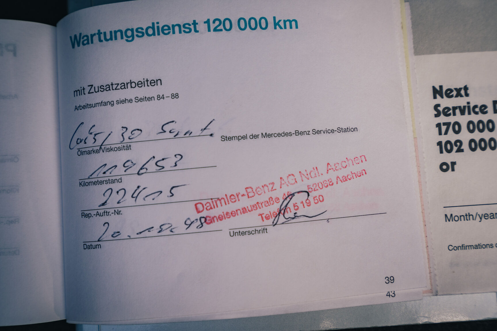 Dokumentation, 1992 Mercedes-Benz 500 SE (15)