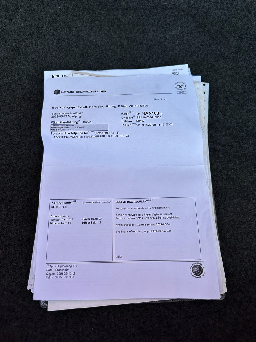 Documentation for 1988 BMW 325 Cabriolet (E30)