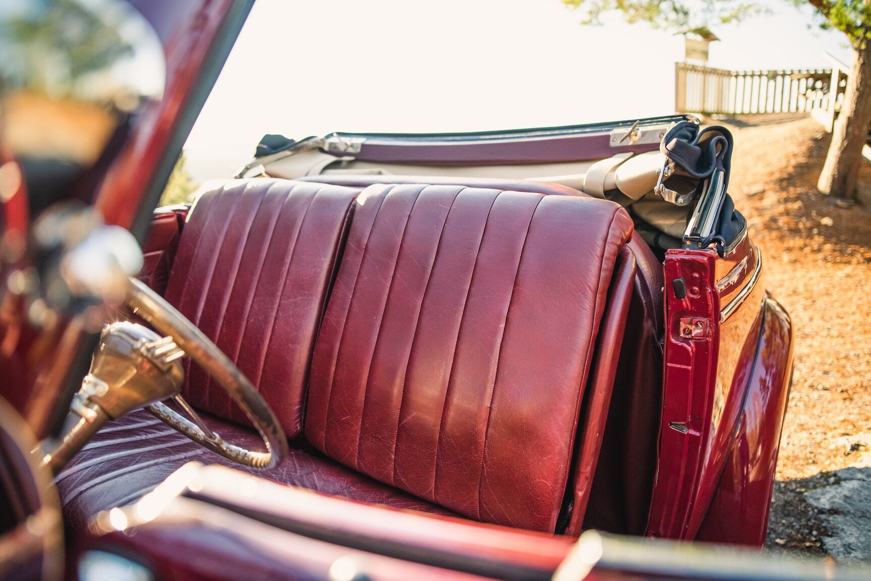 Interior image of 1938 Dodge Six Convertible Coupé