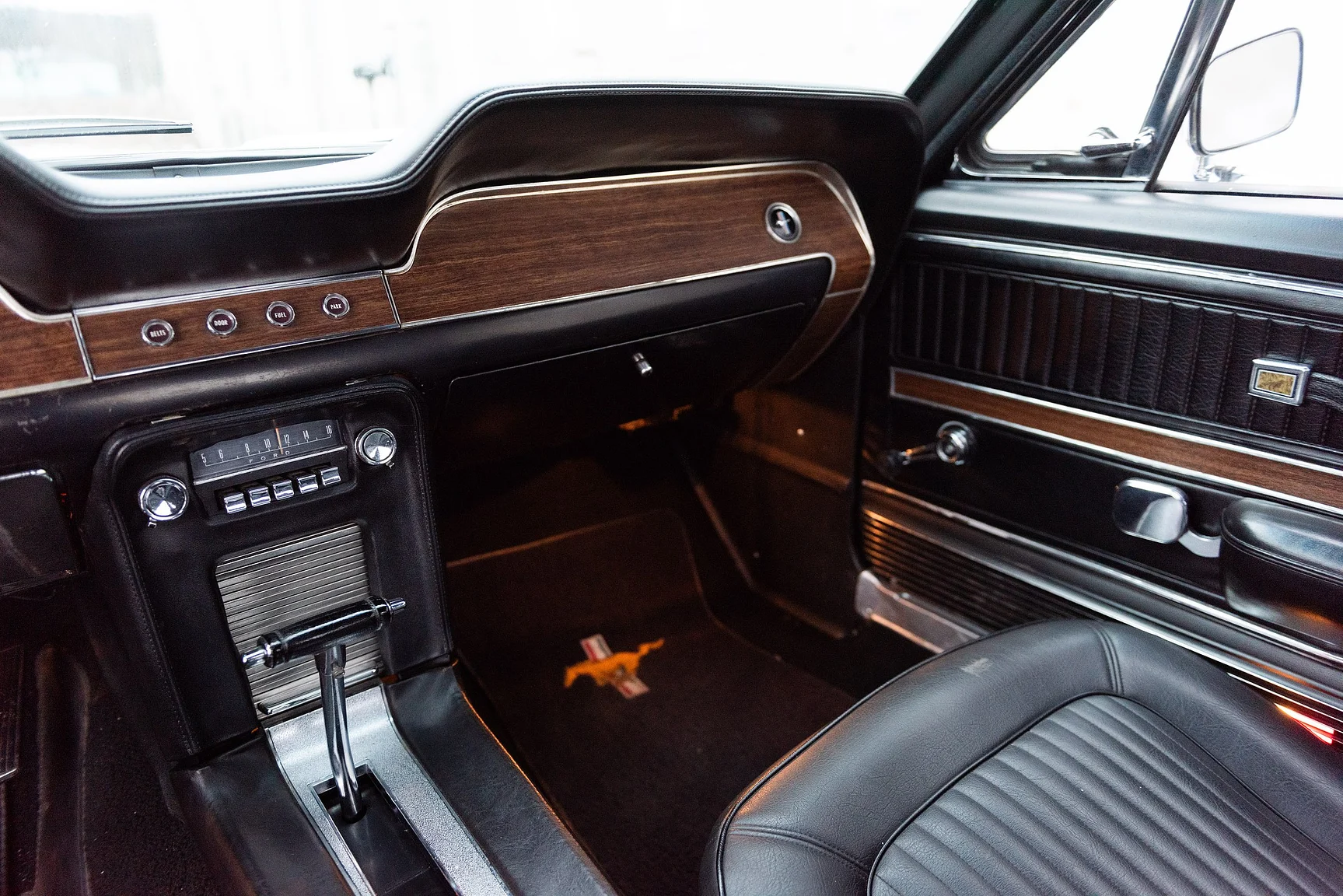 Interiörbild 1968 Ford Mustang GTA S-Code (28)