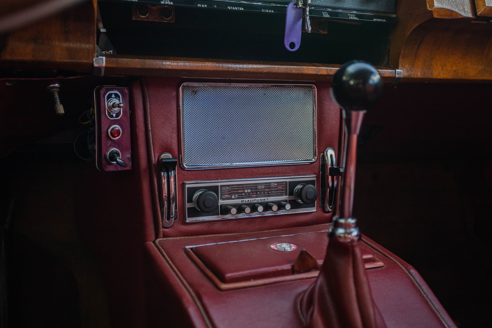 Innenraumfoto von 1968 Jaguar 340 XK Mark II
