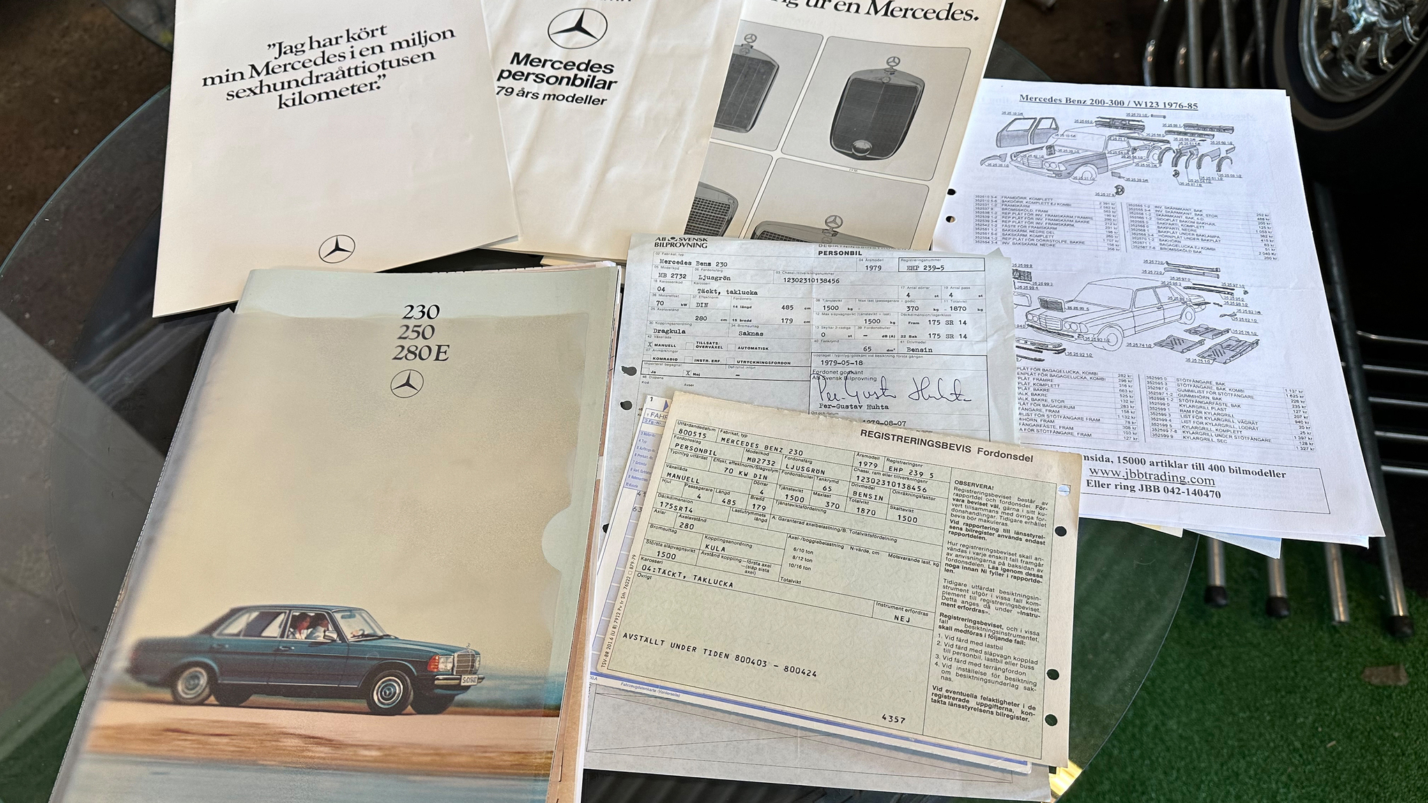 Dokumentation, 1979 Mercedes Benz 230