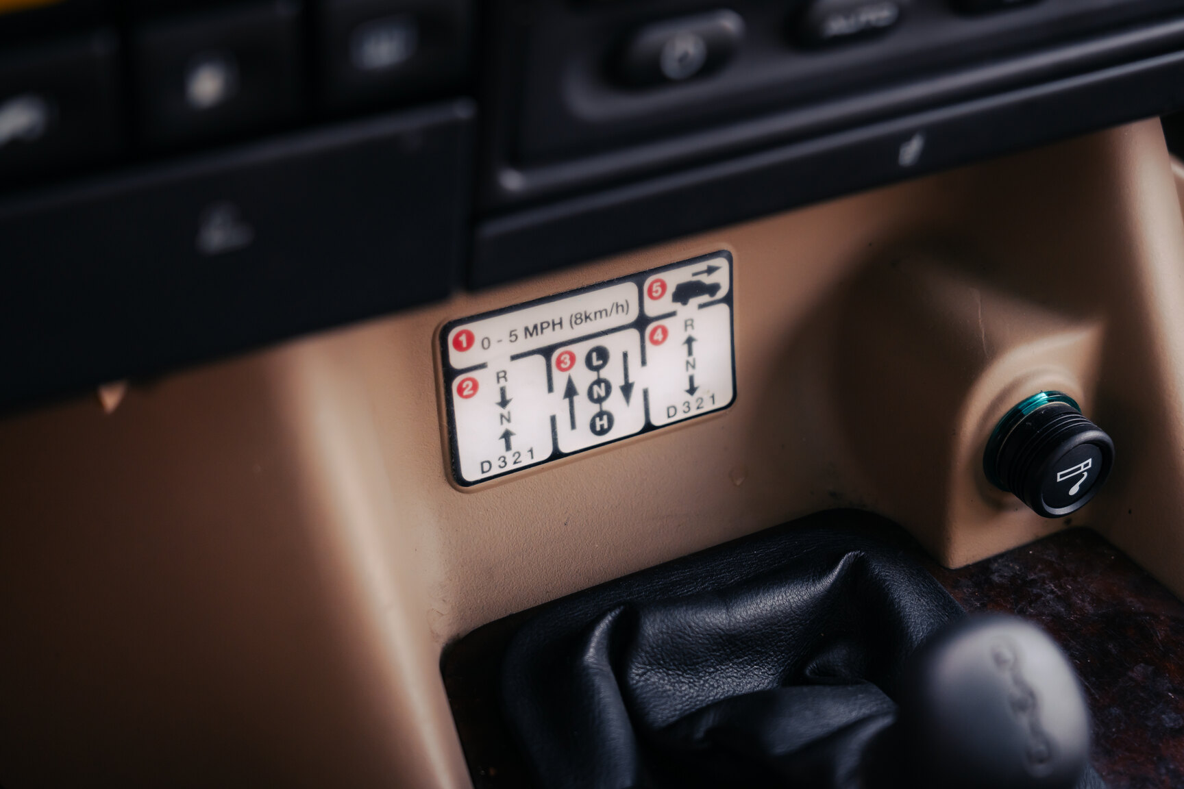 Interior image of 1999 Landrover Discovery II V8