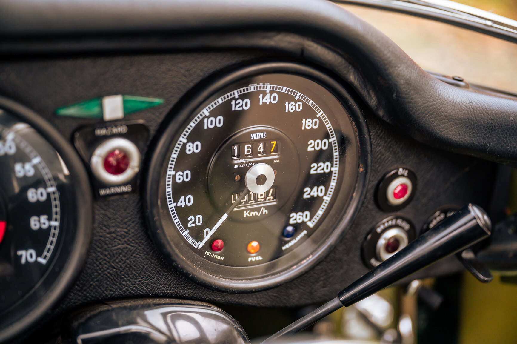 Innenraumfoto von 1973 Jaguar E-Type V12