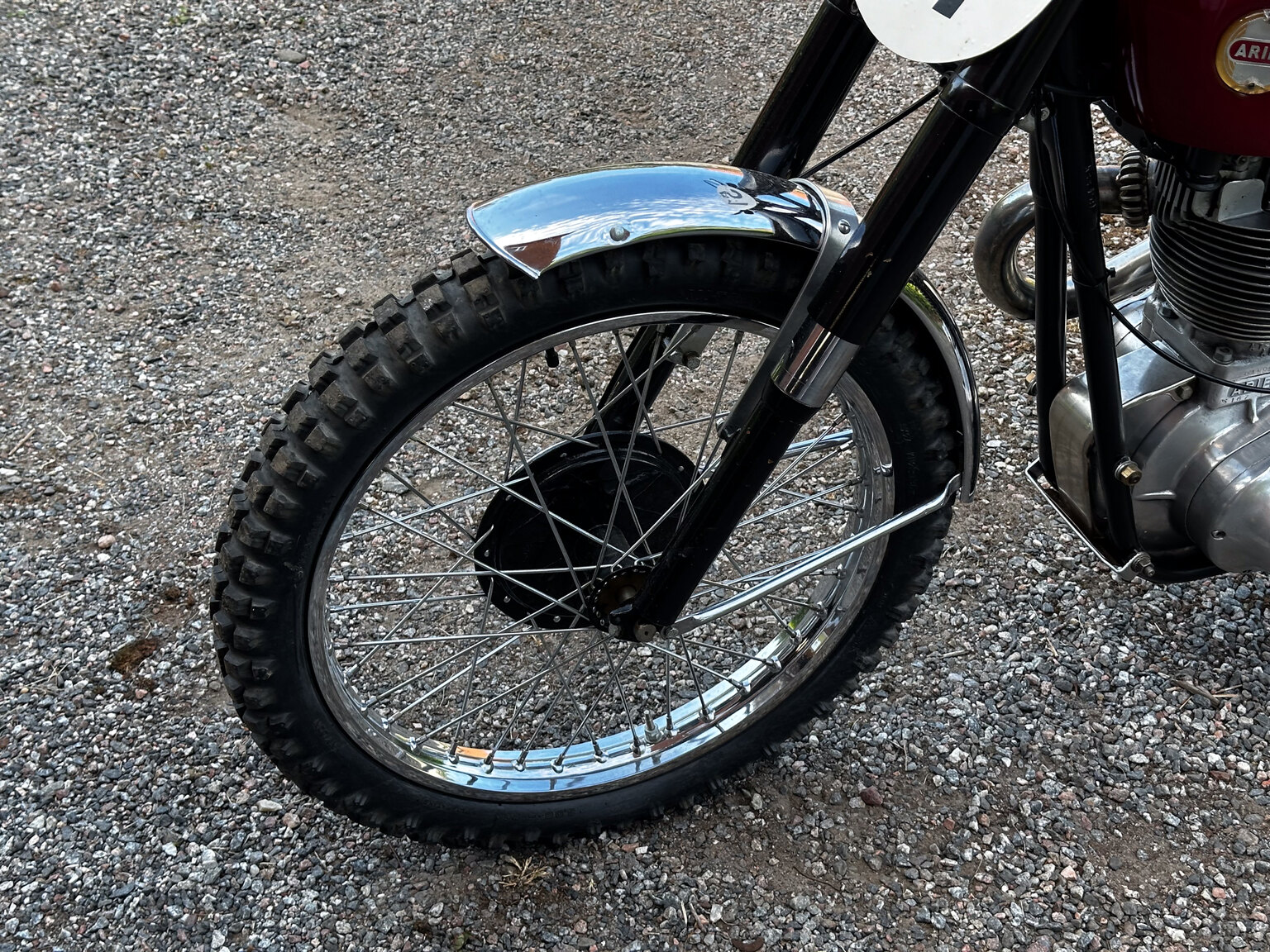 Exteriörbild på 1954 Ariel HS 500