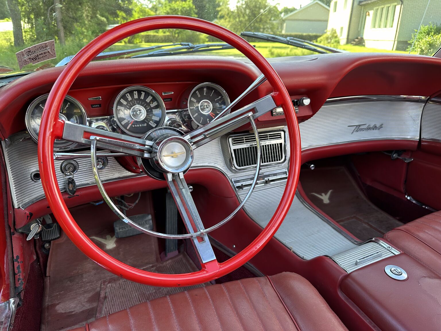 Interiörbild 1961 Ford Thunderbird Convertible