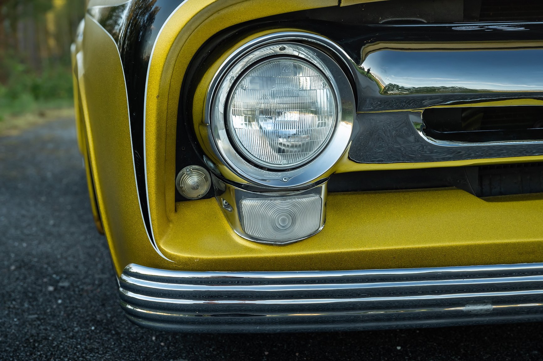 Exteriörbild på 1955 Ford F-100 Kustom