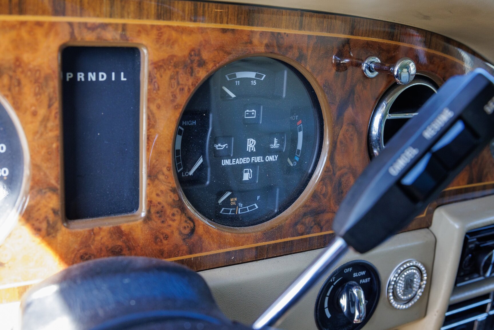 Innenraumfoto von 1991 Rolls Royce Silver Spur LWB