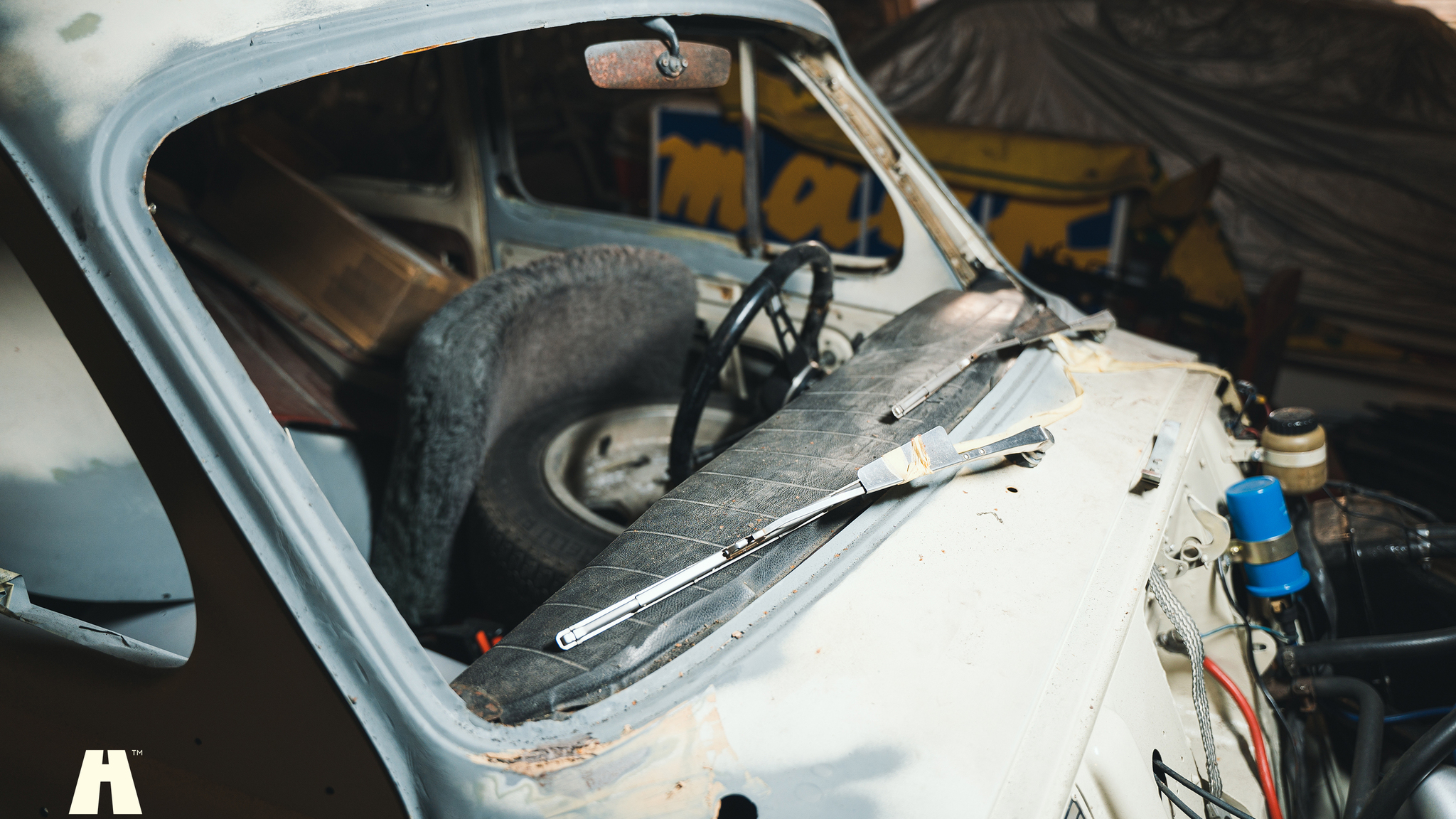 Interiörbild 1966 Volvo PV Sport barnfind