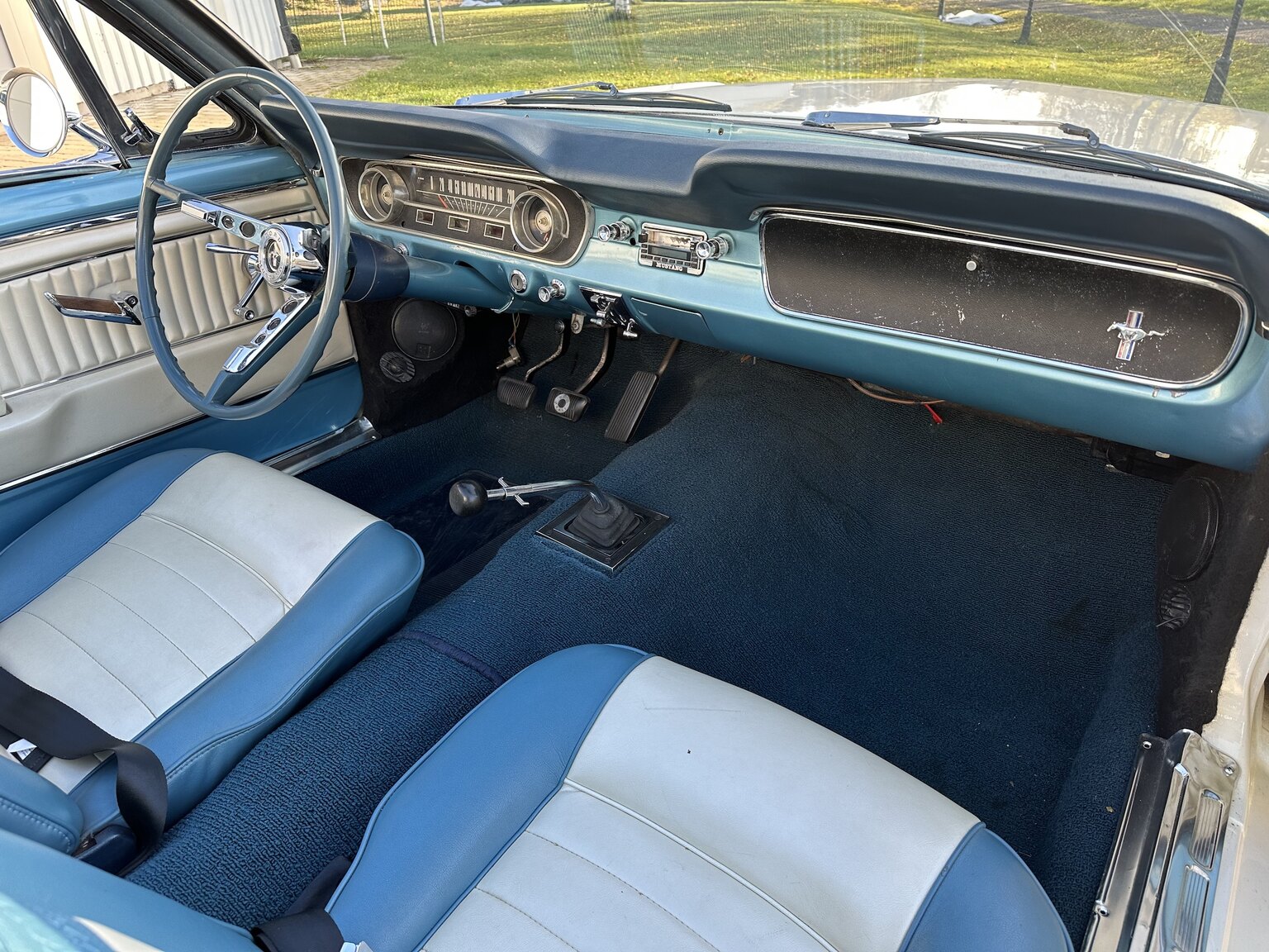 Interiörbild 1966 Ford Mustang Convertible