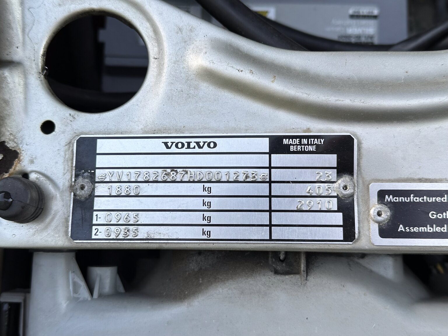 Image of 1987 Volvo 780 Bertone mechanics