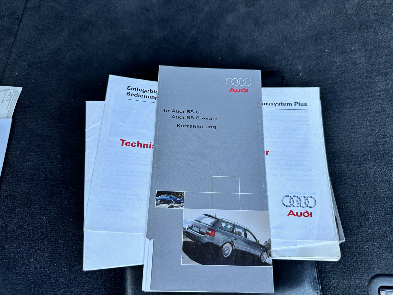 Documentation for 2003  Audi RS6 C5