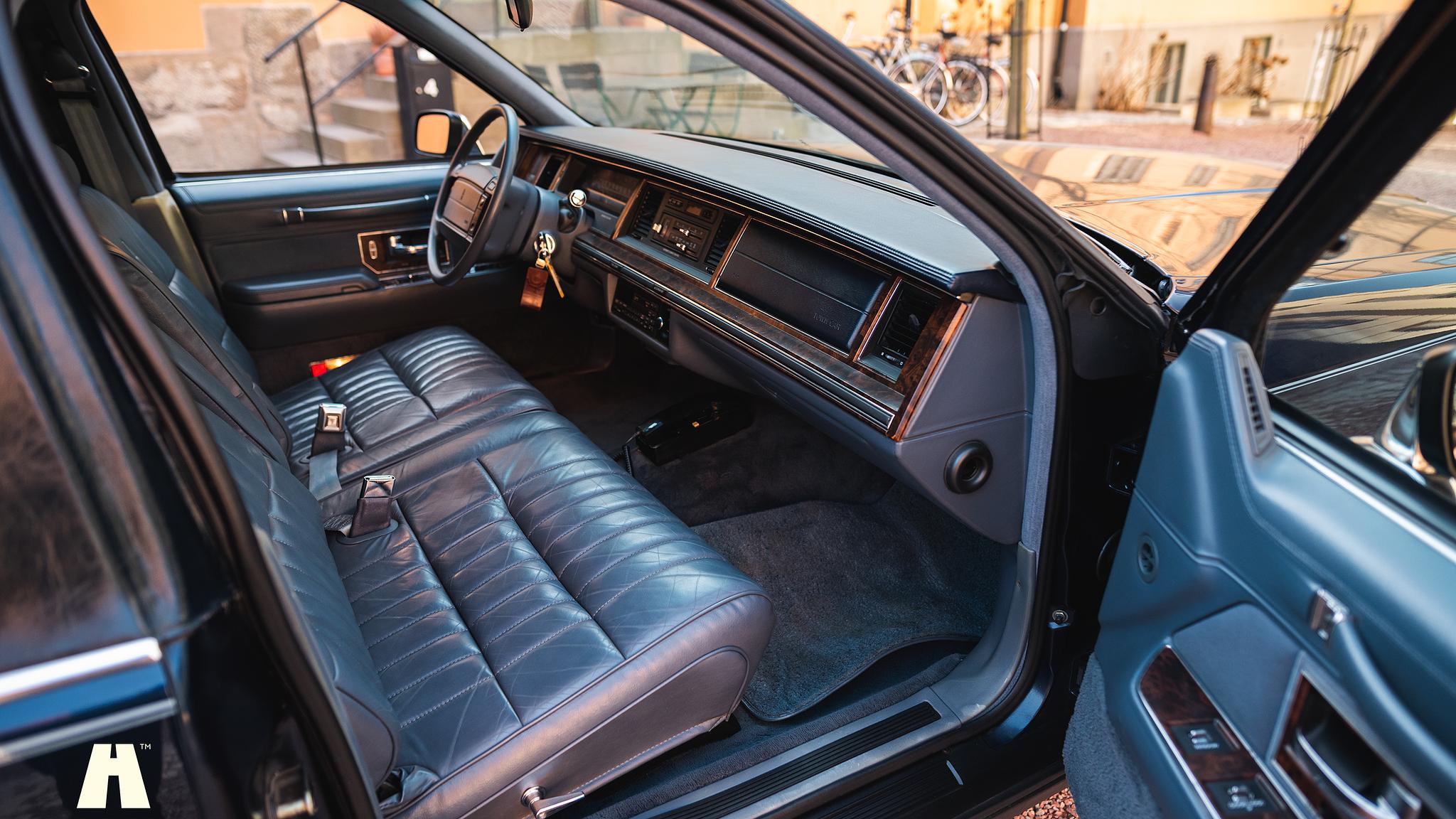 Interiörbild 1992 Lincoln Town Car Limousine 