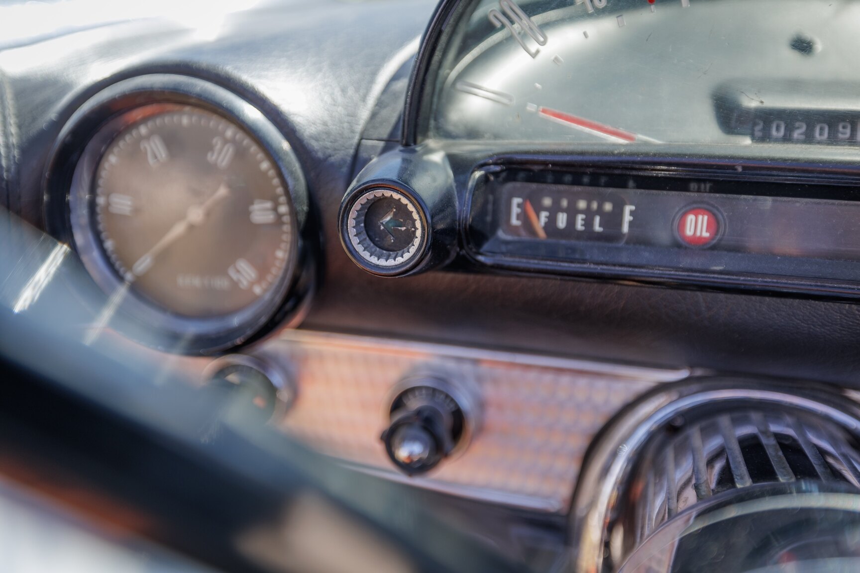 Innenraumfoto von 1956 Ford Thunderbird