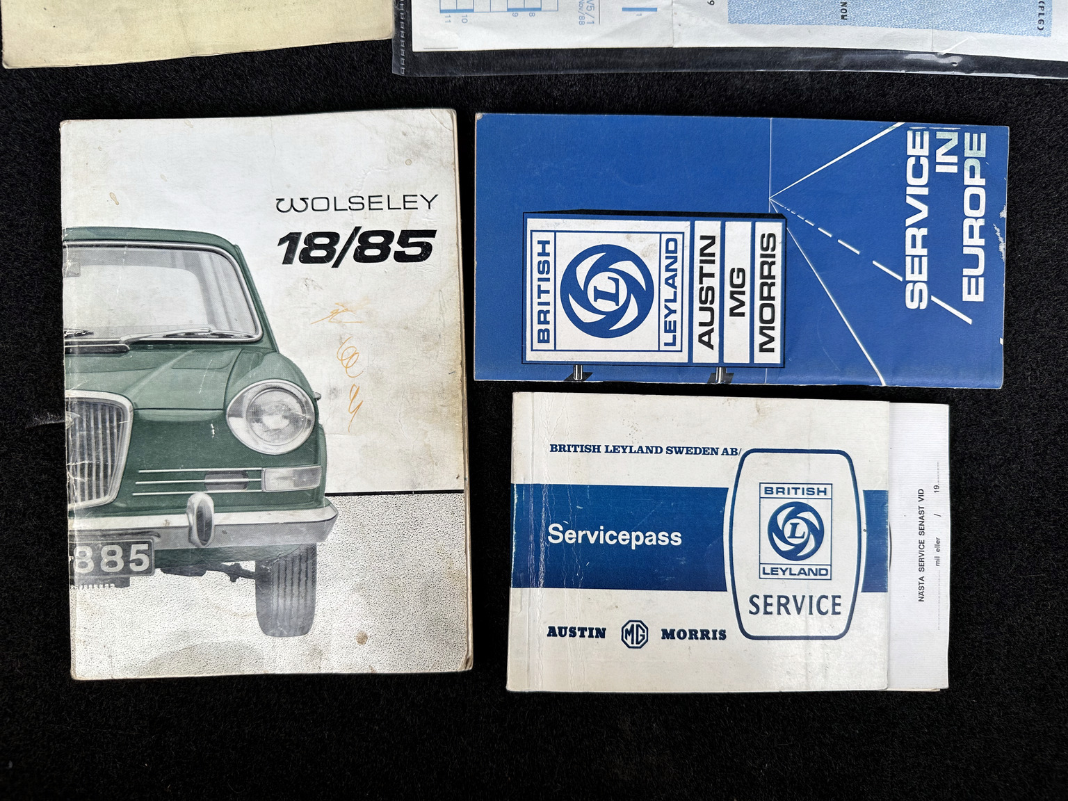 Dokumentation för 1968 Wolseley 18/85 1.8 (2)