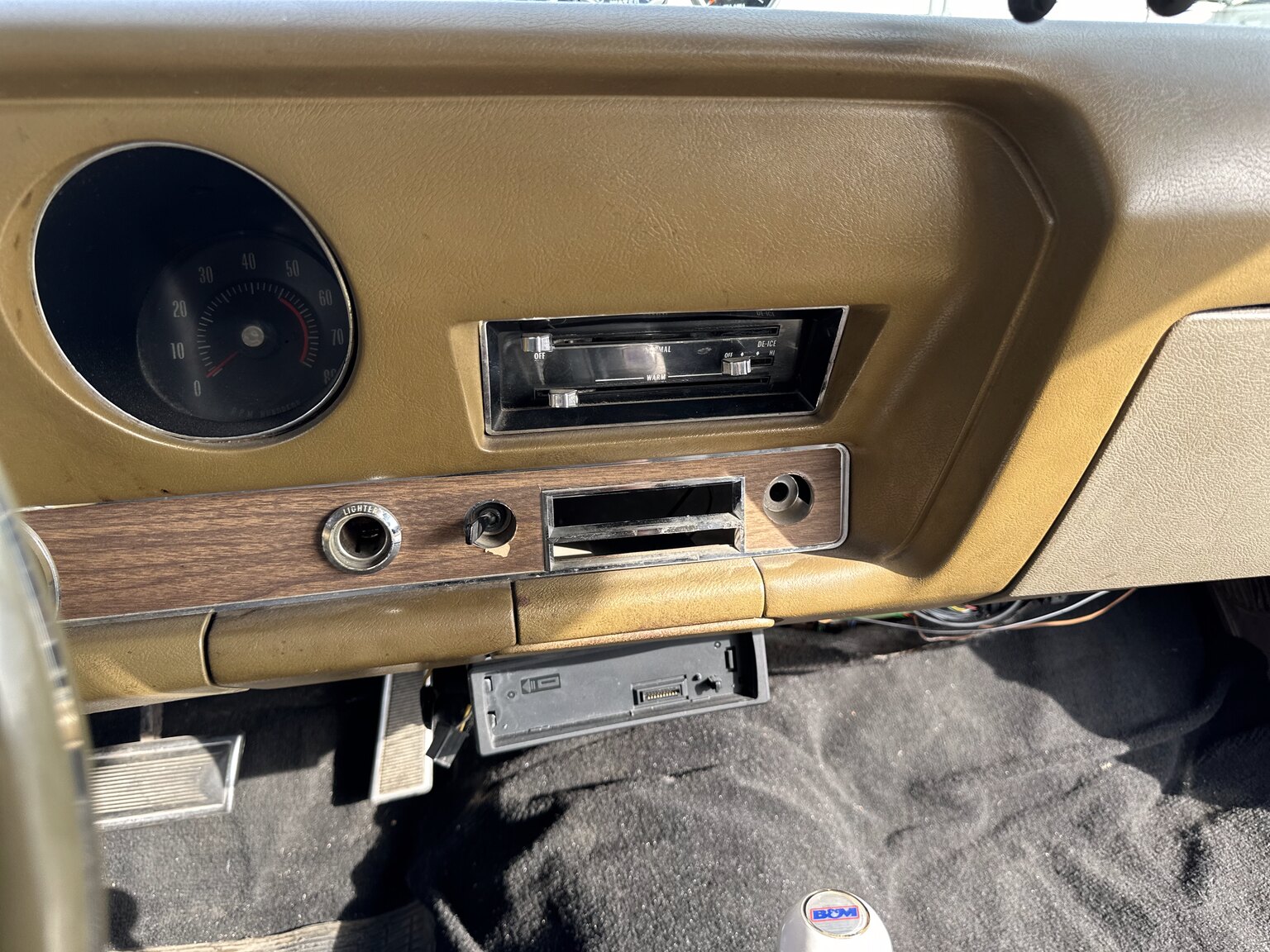 Interiörbild 1969 Pontiac GTO 406cid 