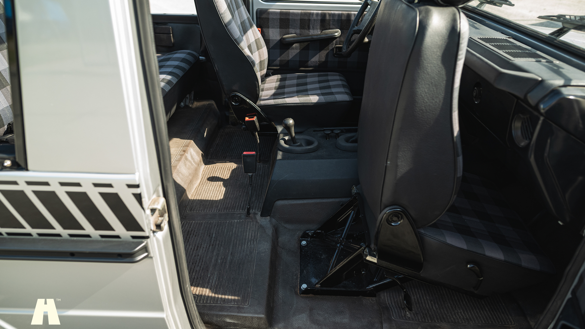 Interiörbild 1985 Mercedes 230GE Cabrio