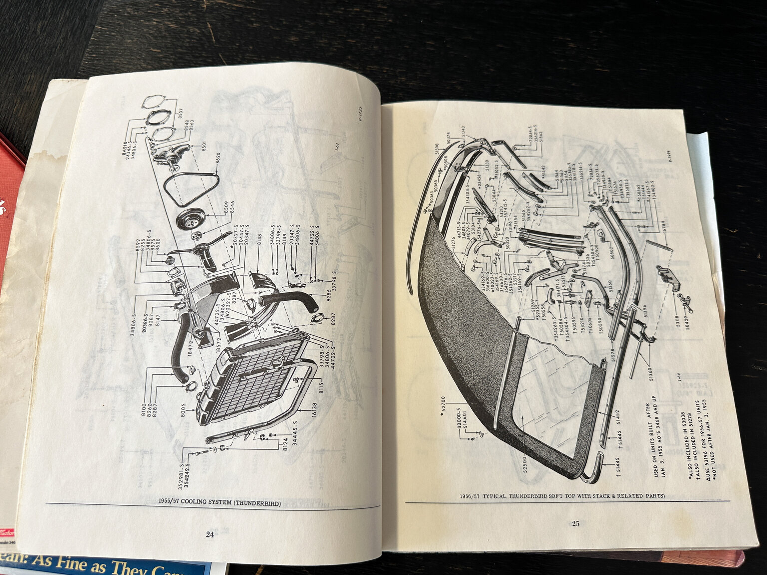 Documentation for 1956 Ford Thunderbird