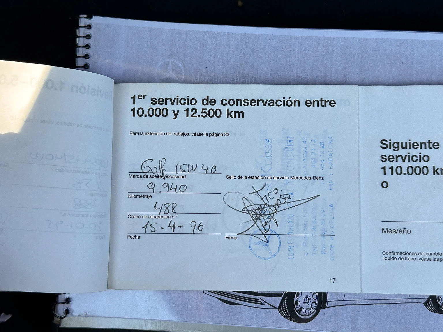 Dokumentation, 1993 Mercedes-Benz 300 CE-24 Cabriolet (4)