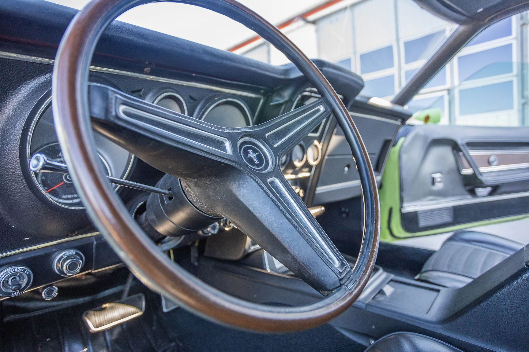 Interiörbild 1971 Ford Mustang Mach 1 351cui (9)