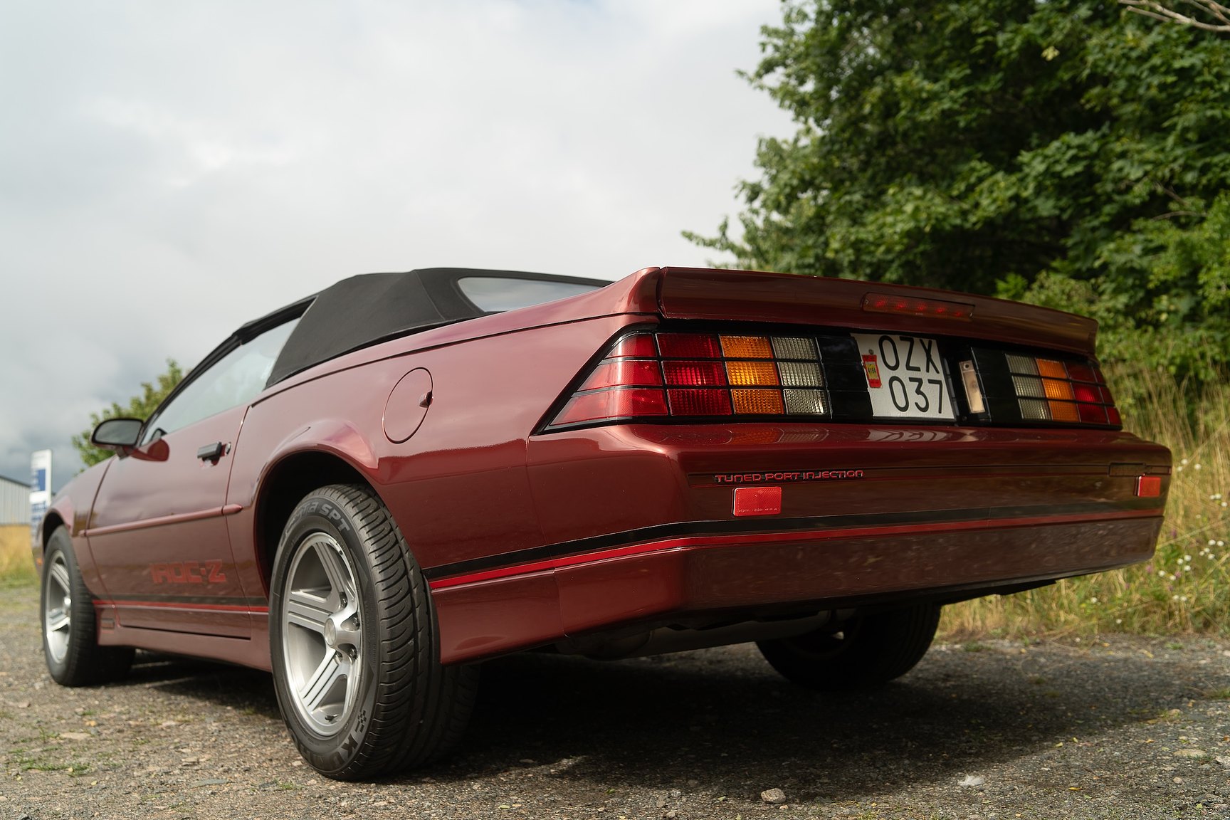Exterior image of 1988 Chevrolet Camaro Z28 Iroc-Z Convertible
