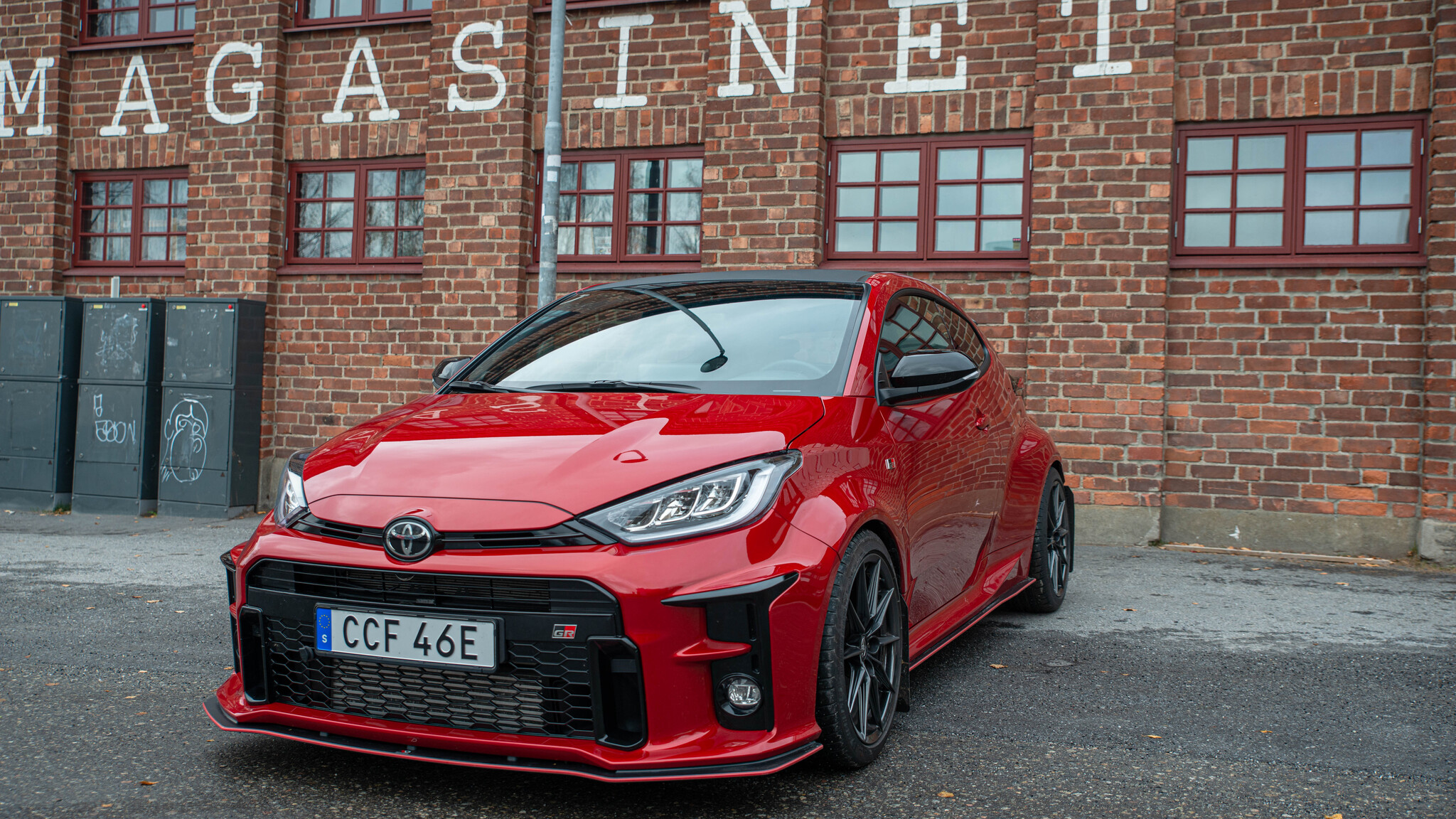 Exteriörbild på 2021 Toyota GR Yaris 