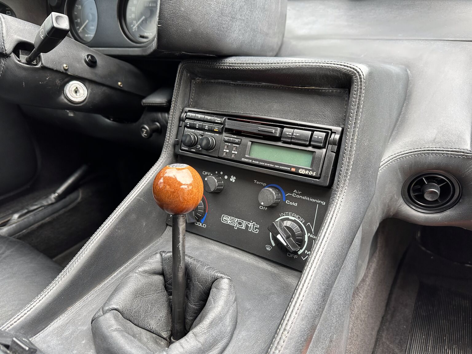 Interiörbild 1987 Lotus Esprit S3