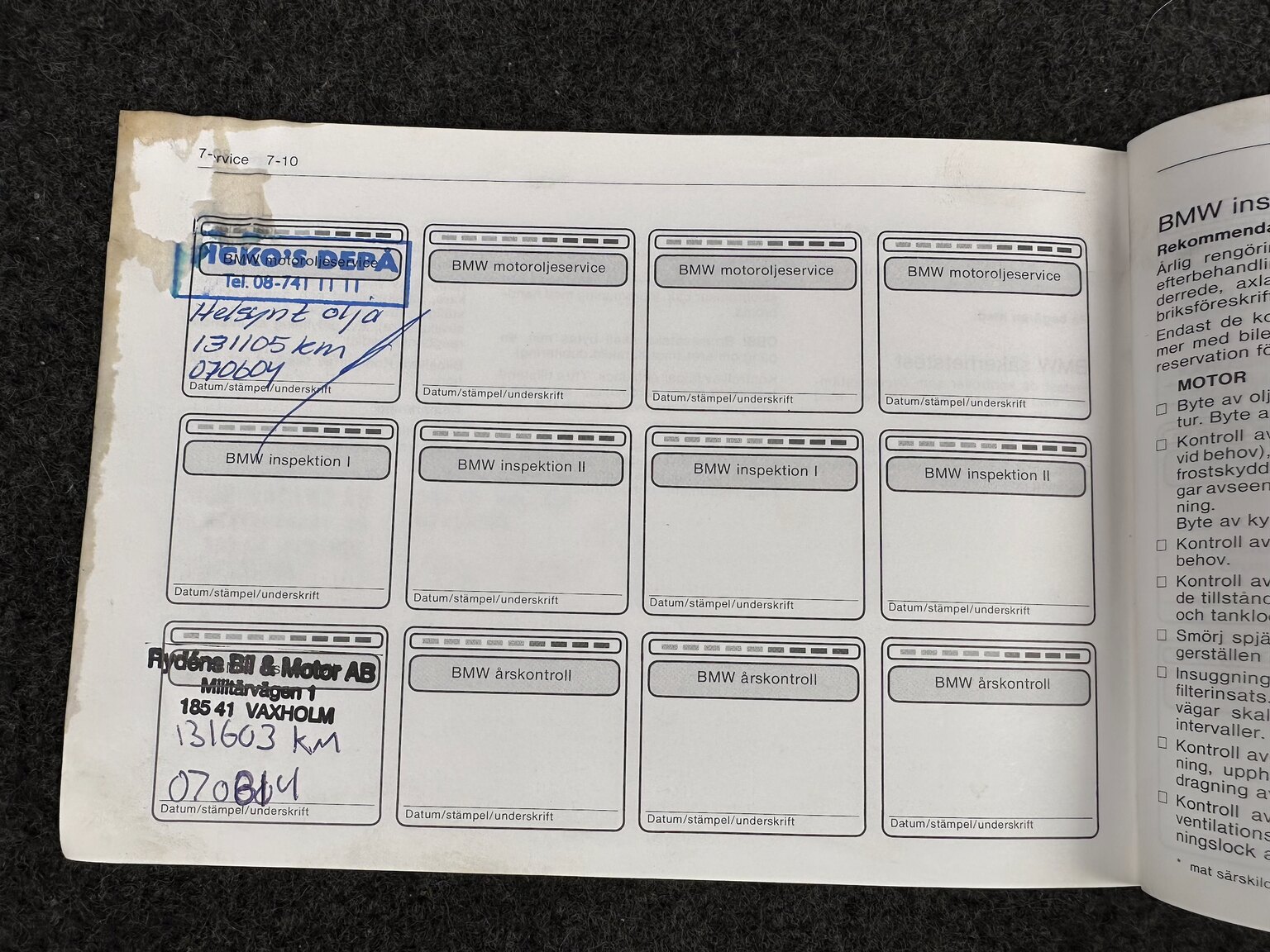 Documentation for 1987 BMW 325i Convertible (10)