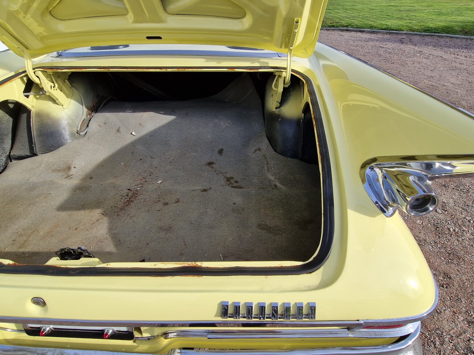 Interiörbild 1961 Chrysler Windsor Coupé