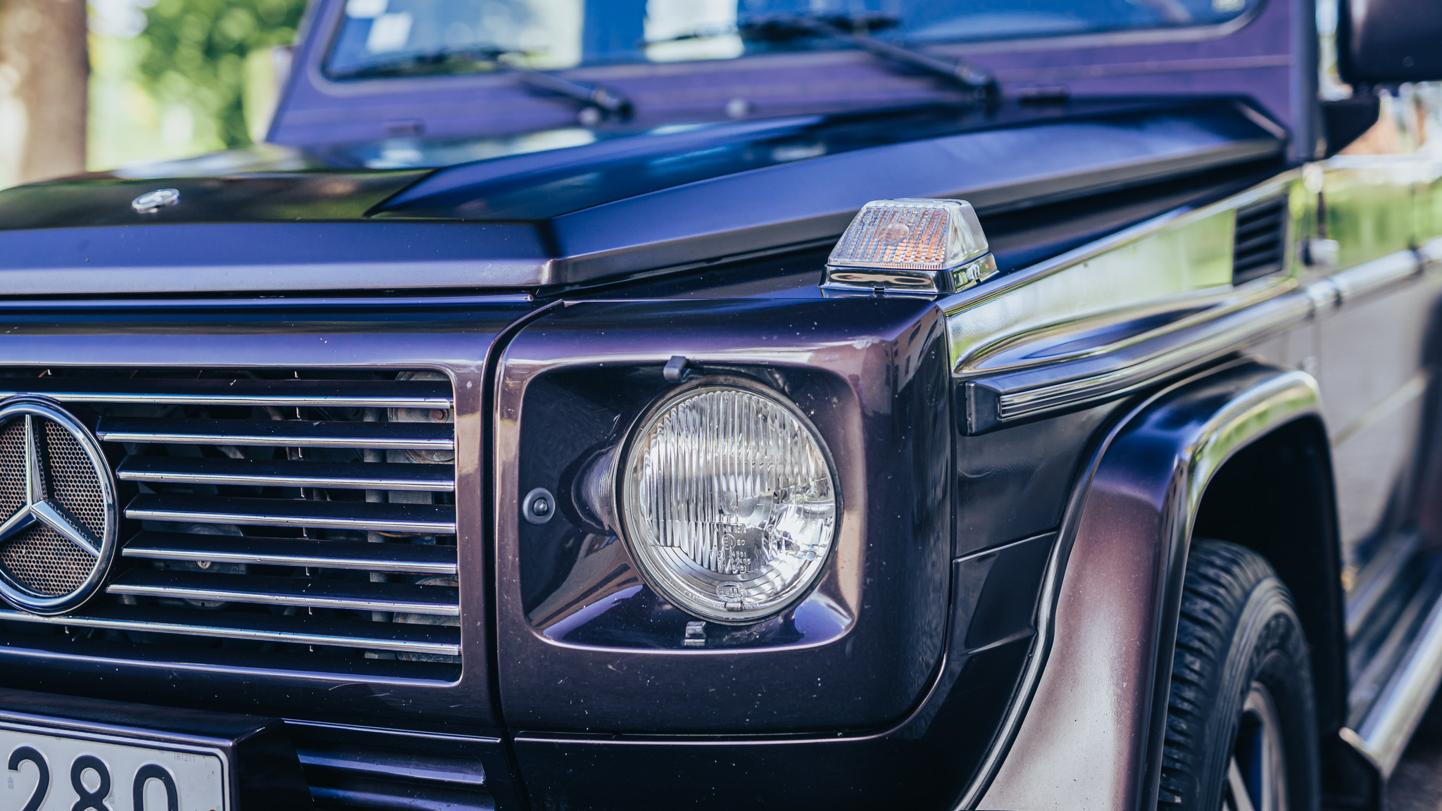 Exteriörbild på 2000 Mercedes G500 Classic Special Edition