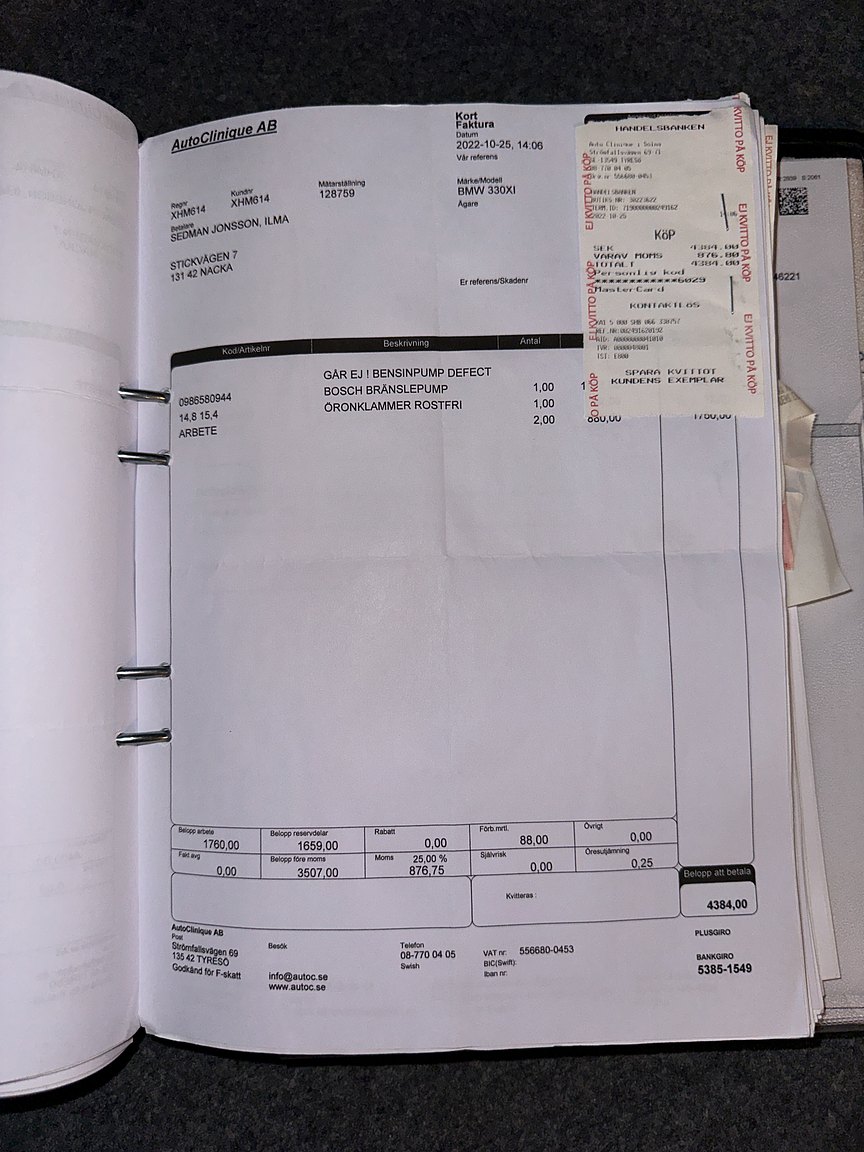 Documentation for 2001 BMW 330Xi