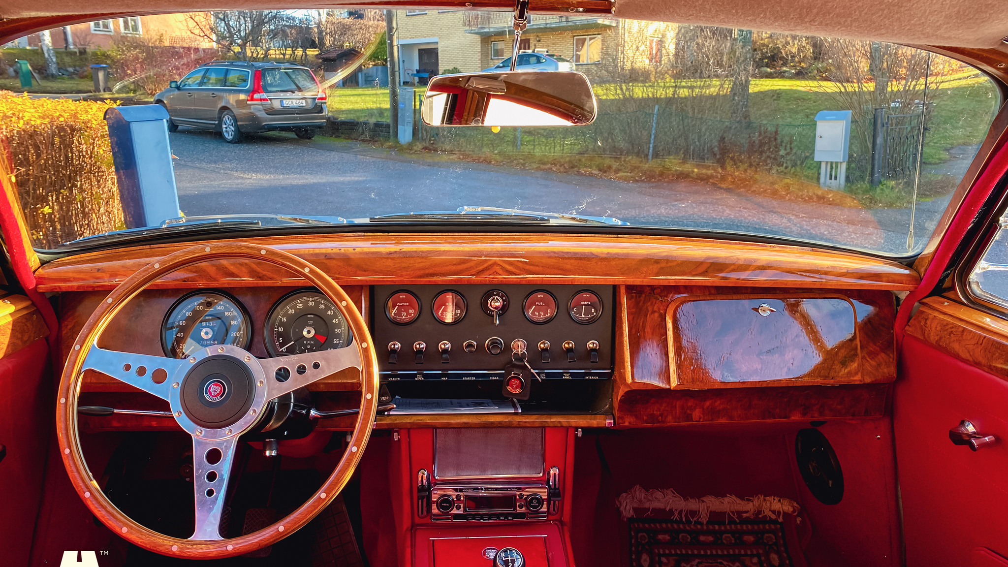 Interior image of 1961 Jaguar Mark 2