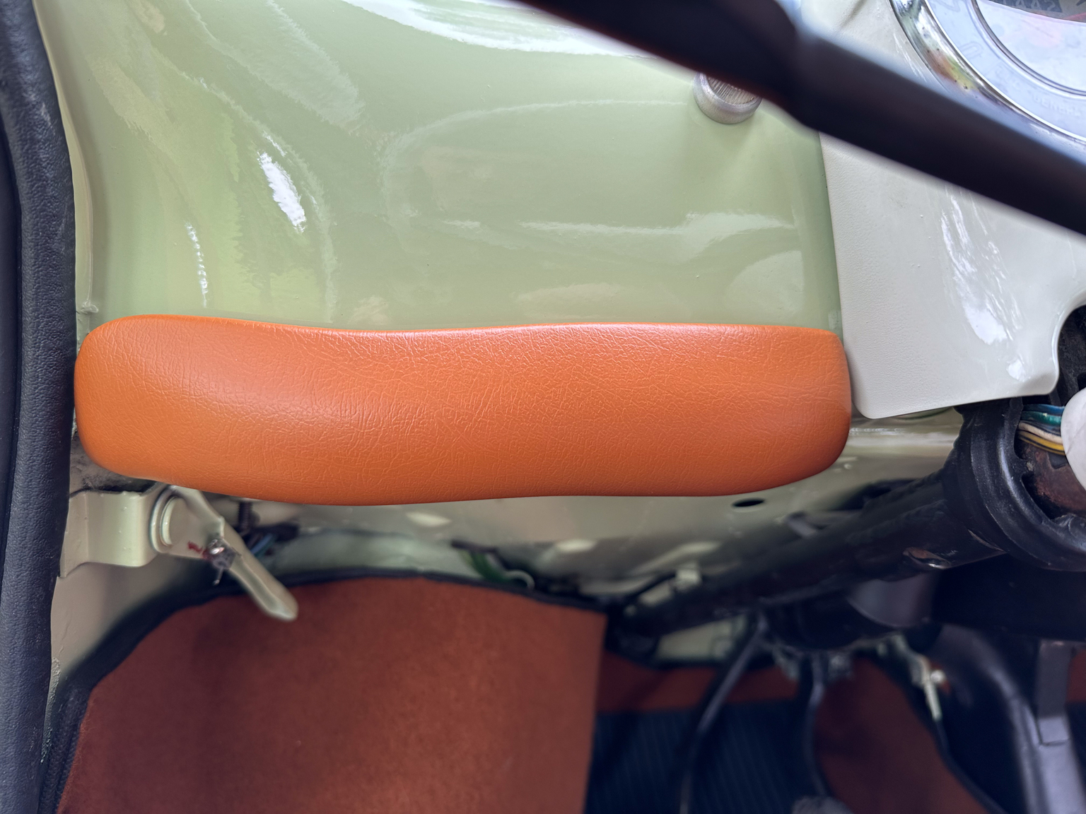 Innenraumfoto von 1970 Fiat 500 Lusso