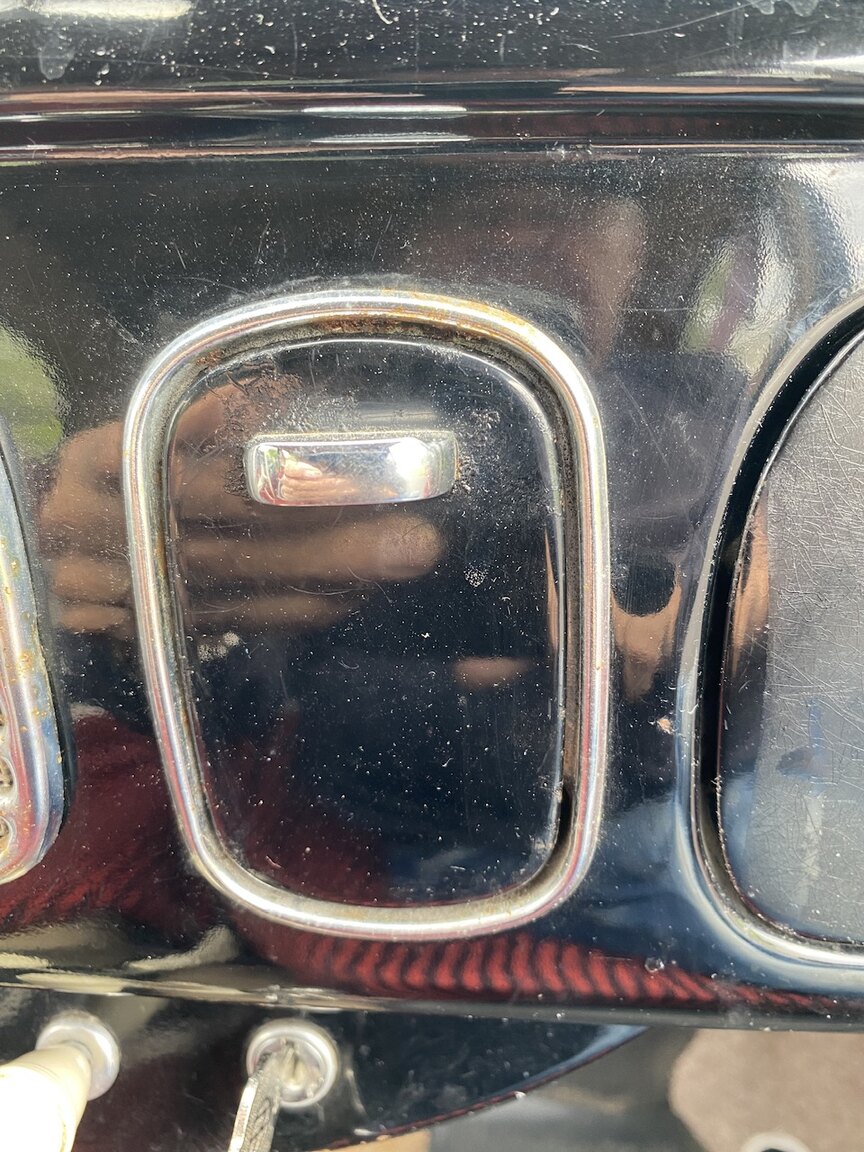 Interiörbild 1955 Volkswagen Beetle 1200