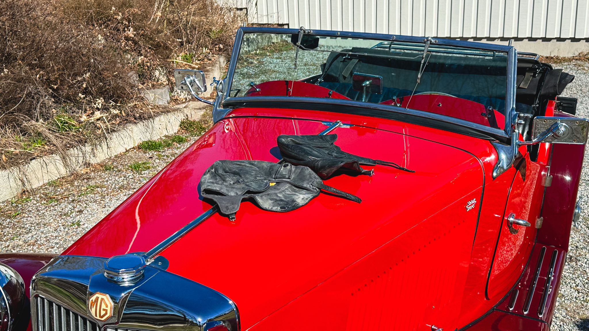 Innenraumfoto von 1951 MG TD MIDGET