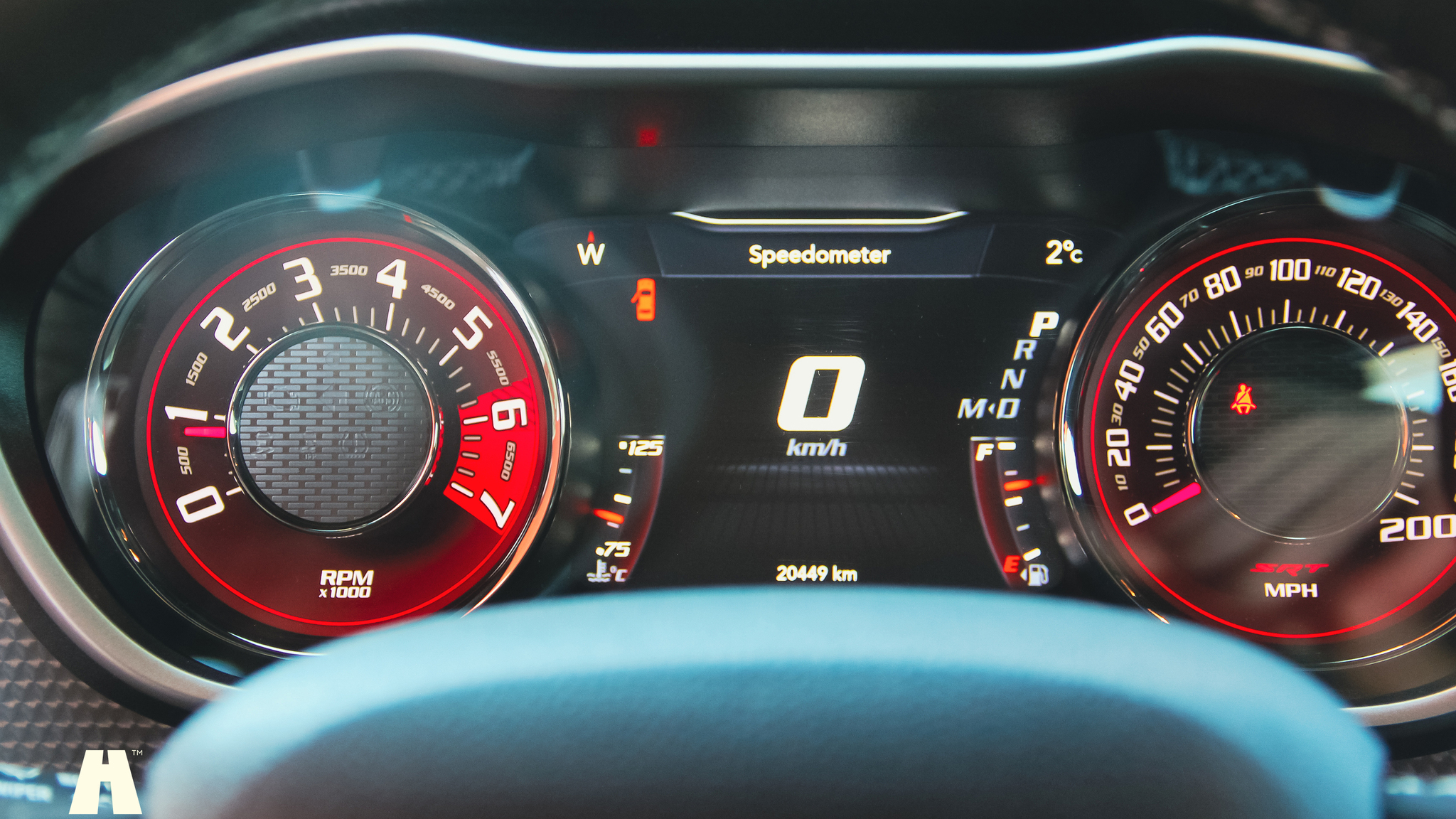 Interior image of 2019 Dodge Challenger Hellcat (13)