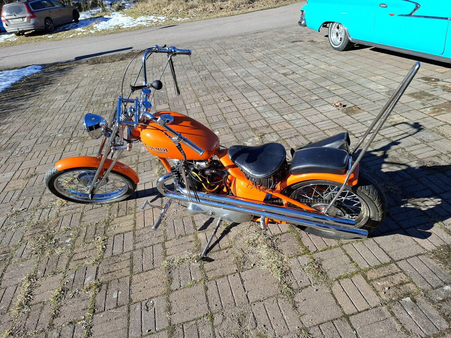 Exterior image of 1953 Triumph Thunderbird Chopper