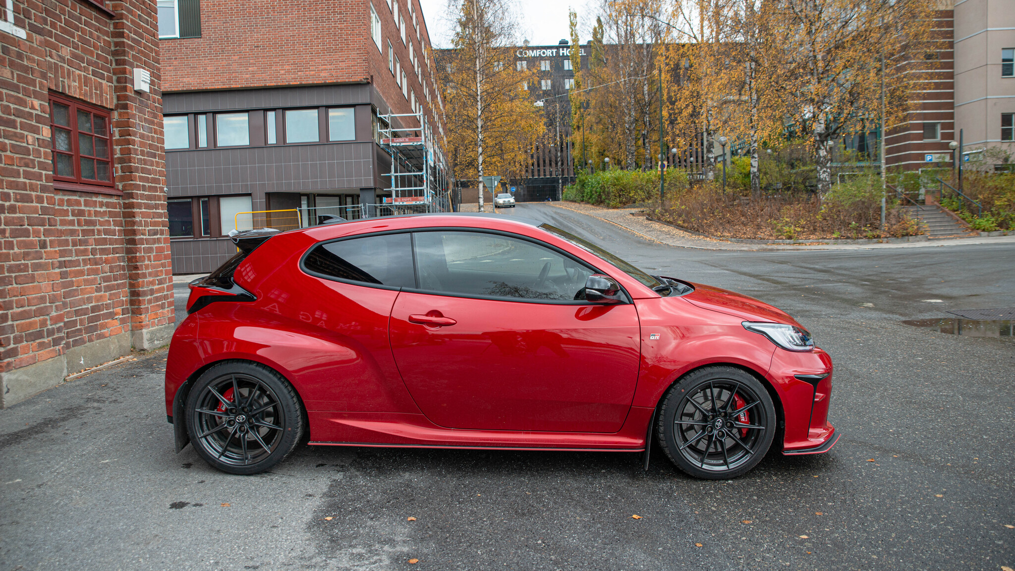 Exteriörbild på 2021 Toyota GR Yaris 