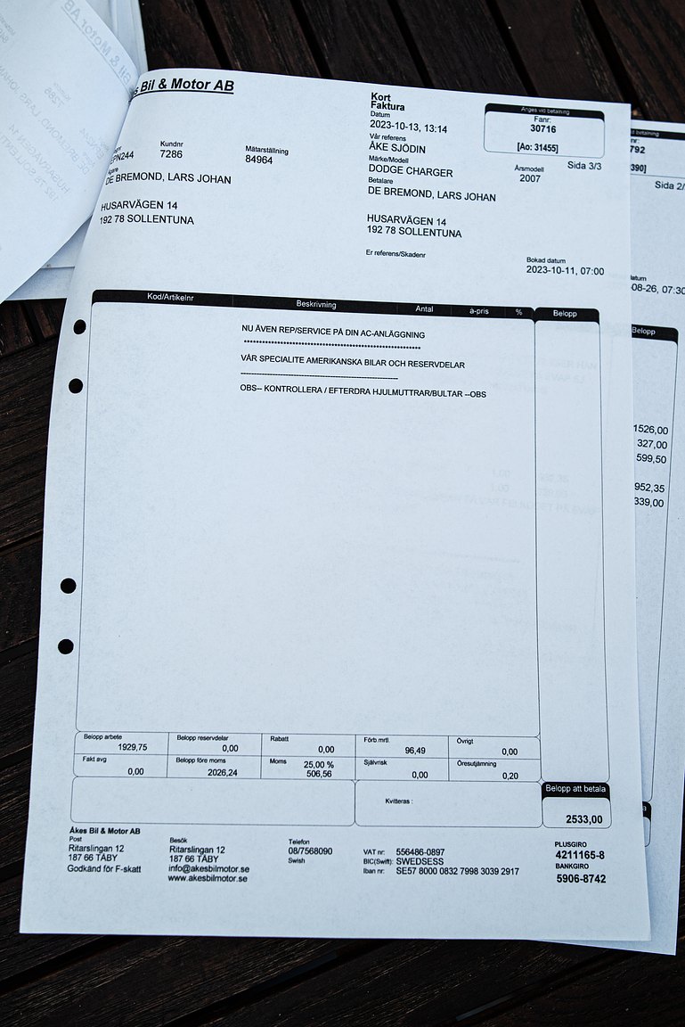 Documentation for 2007 Dodge Charger 5.7 V8 HEMI 