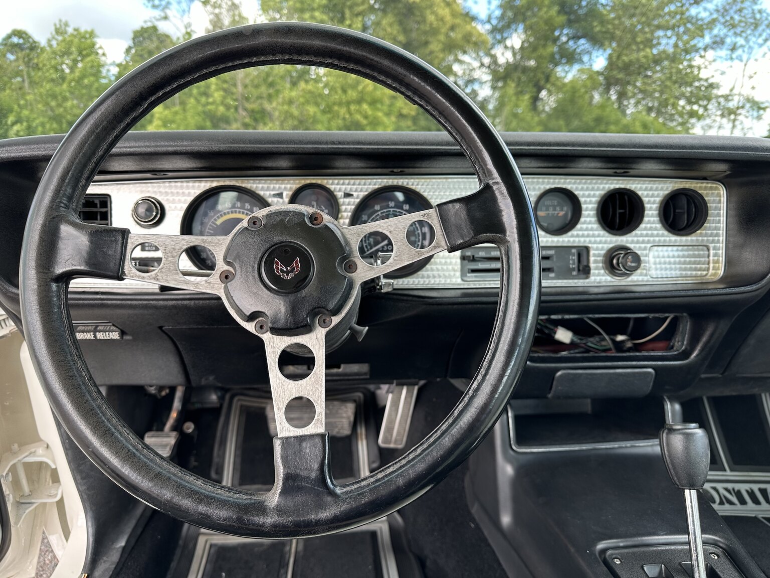 Interiörbild 1976 Pontiac Firebird Trans Am